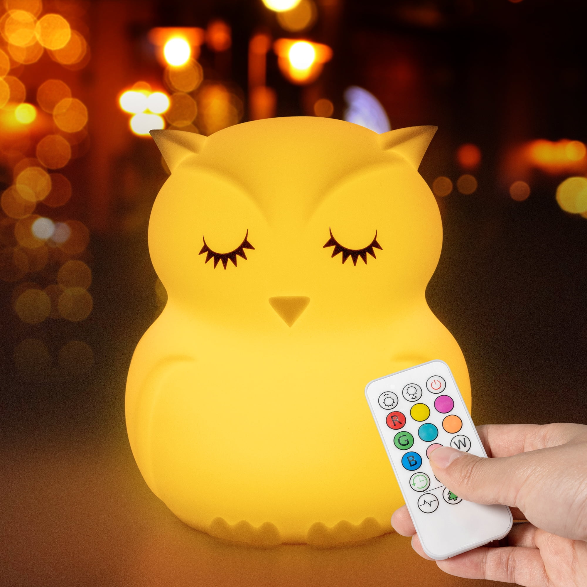 Mamtopia Owl Night Light for Toddler Baby Nursery Night Lamp Children ...