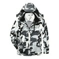thumbnail image 1 of Man 3 Area Heating Jackets Camouflage Color With Detachable Hat Velvet USB Charging Heating Jackets Windproof And Warm Hiking Coat Outdoor Warm Clothes, 1 of 9
