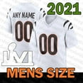thumbnail image 1 of Man 9 Joe Burrow 1 Ja'Marr Chase Football Jersey Evan McPherson Cam Taylor-Britt Sam Hubbard Tee Higgins Joe Mixon Logan Wilson Trey Hendrickson Tyler Boyd Daxton Hill, 1 of 7