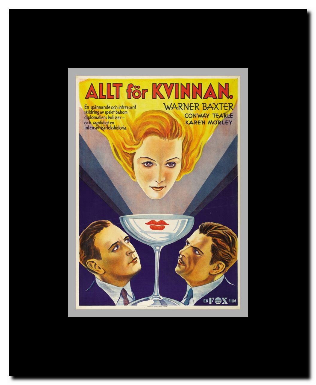 Man About Town Framed Movie Poster