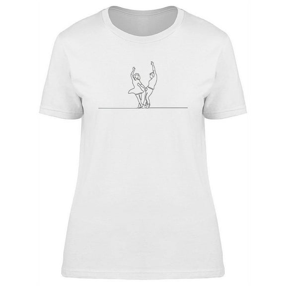 Man And Woman Dancing T-Shirt Women -Image by Shutterstock, Female Large