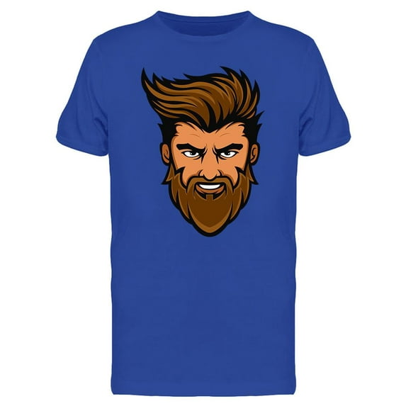 Man Beard Hairstyle T-Shirt Men -Image by Shutterstock, Male Small