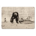 thumbnail image 1 of Man Beside Wheelbarrow - San Francisco, California - Vintage B&W Photograph by Dorothea Lange c.1934 - 8 x 12 inch Vintage Metal Tin Sign, 1 of 4