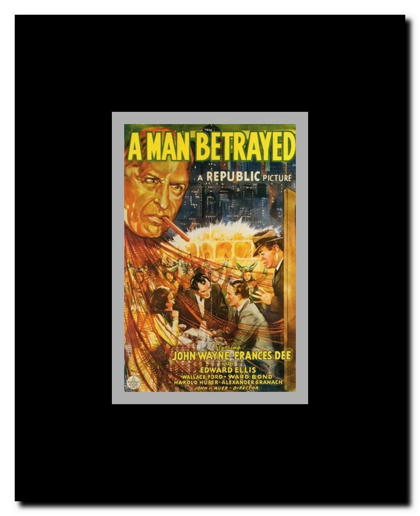 Man Betrayed Framed Movie Poster