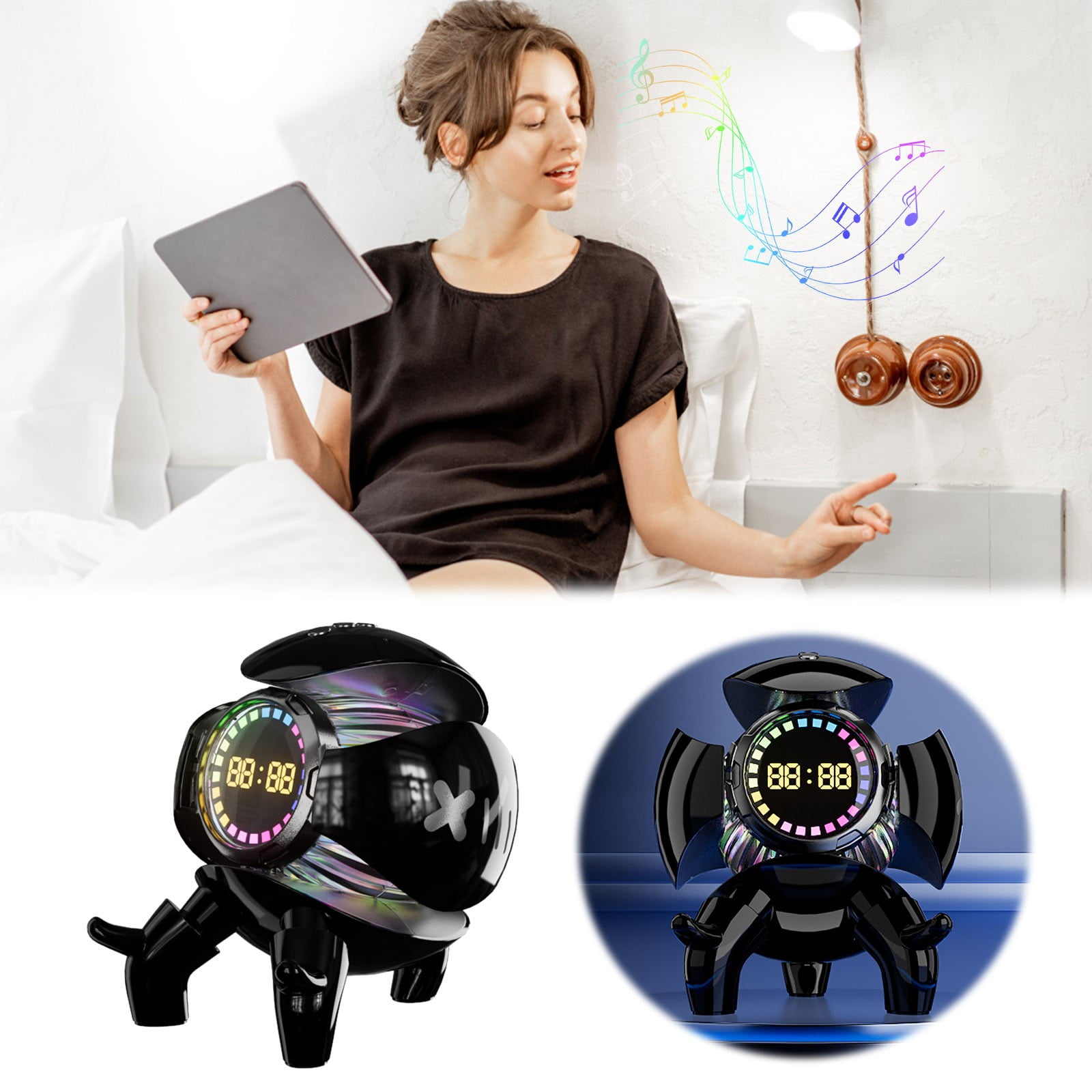 Man Bitty Outdoor Water Proof Speakers Wireless Portable Solar Shower