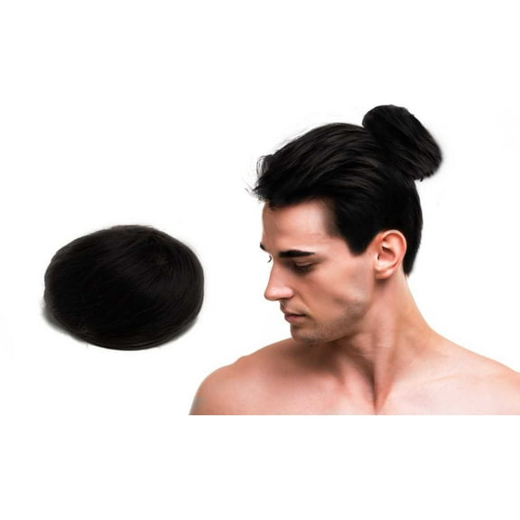 Man Bun - The Original Clip On Man Bun TM Black