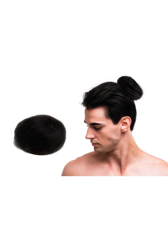 - The Original Clip On Man Bun TM Black