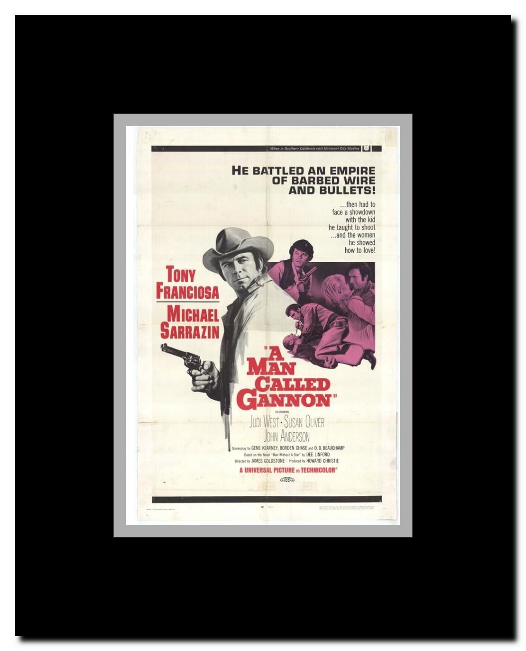 Man Called Gannon Framed Movie Poster