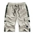 thumbnail image 1 of Man Cargo Short Pants for Men,Men's Outdoor Hiking Shorts Quick Dry Travel Cargo Shorts Tactical Golf Fishing Shorts with Zipper Pockets Cargo Hiking Shorts Men 2024, 1 of 5