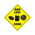 thumbnail image 1 of Man Cave Crossing Sign Zone Xing | Indoor/Outdoor | 12" Tall garage men only mancave, 1 of 5