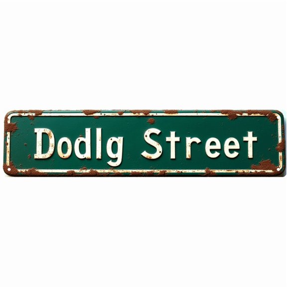 Man Cave Decor Metal Tin Sign 16X4 Inches Dodlg Street Sign Unique Wall Decor Aluminum. Man Cave Decor Metal Tin Sign Funny Street Signs Unique Wall Decor for Home Bar Diner Pub