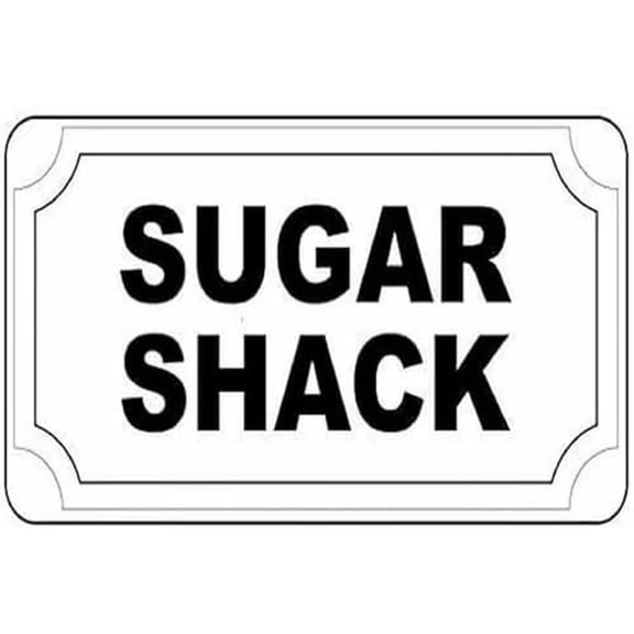 Man Cave Decor Metal Tin Sign Sugar Shack Black Retro Vintage Style Metal Sign For Wall Artmetal Sign Gift Size 12x8 Inch