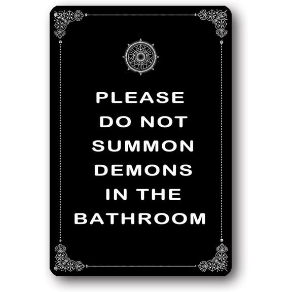 Man Cave Decor, If Something Here Offends You Please Let Us Know, Funny, Sarcastic, Humorous, Decorative Metal Signs for Home, Hanging Wall Decor, 12 X 8 Inches