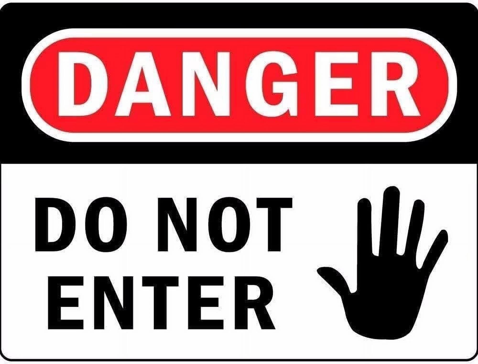 Man Cave Decor Warning Sign Danger Do Not Enter Road Sign Business Sign ...
