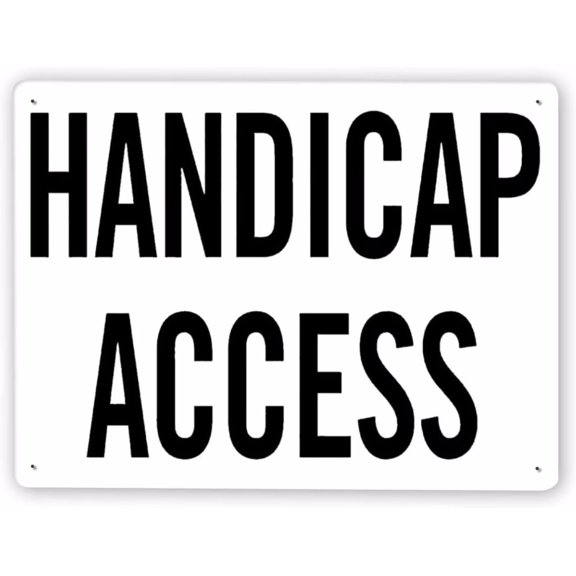 Man Cave Decor Warning Sign,pool Marker Handicap Access,traffic Sign Road Sign Business Sign 8x12 Inch Metal Tin Sign Vintage