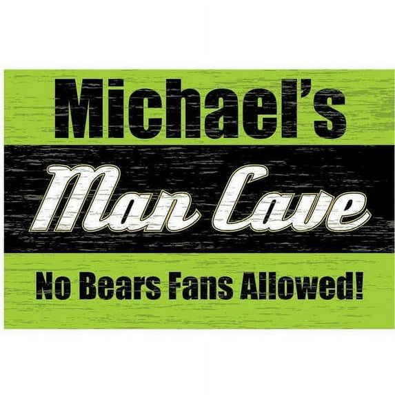 Man Cave Personalized Floor Mat Available In Multiple Colors