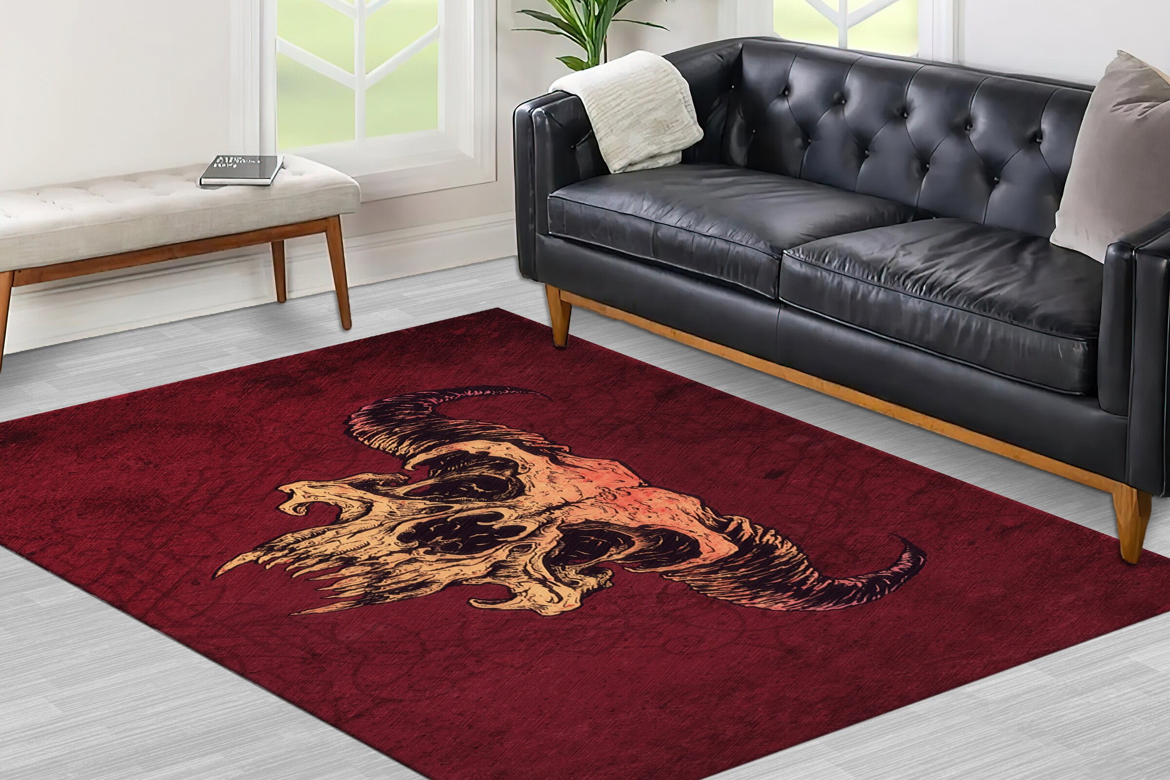 Man Cave Rug, Corridor Rug, Modern Rug, Hallway Rug, Door Mat Rugs ...