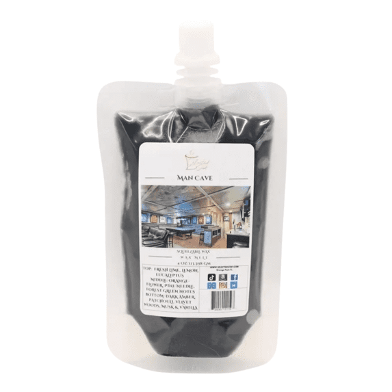 Man Cave Squeezable Wax Melt (4Ounces)