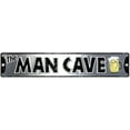 thumbnail image 1 of Hangtime Man Cave Novelty Street Sign, 1 of 2