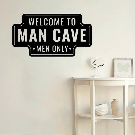 Man Cave Wall Sticker Home Decor Living Room Vinyl Decoration Mural Removable Decals For Boys Bedroom Modern Waterproof 105x57cm