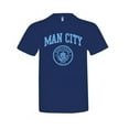 thumbnail image 1 of Man City Mens/Womens Navy T Shirt With Team Crest, 1 of 4