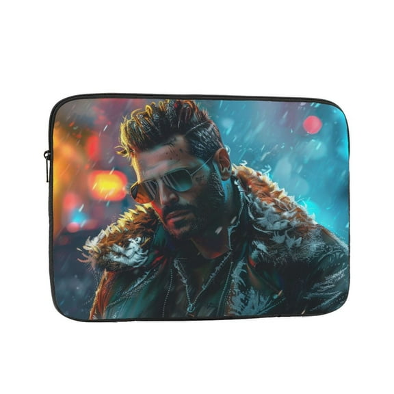 Man Cyberpunk Style Laptop Sleeve Bag Compatible With MacBook Air / Pro iPad MateBook Tablet Surface HP Lenovo Dell ASUS Acer Laptop Computer Protective Size: 10 inch