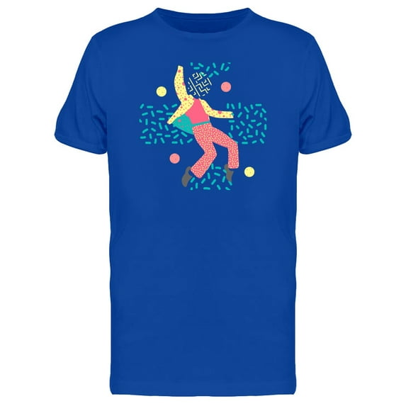 Man Dancing Style Art Retro T-Shirt Men -Image by Shutterstock, Male 3X-Large