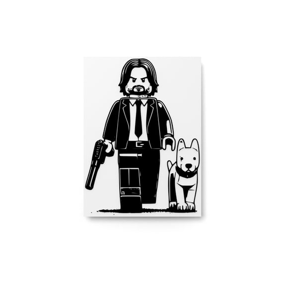 Man Dog | Funny sign For Home or Office