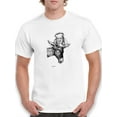 thumbnail image 1 of Man Drinking T-Shirt Men -Mohsen Najafi Designs, Male Medium, 1 of 4
