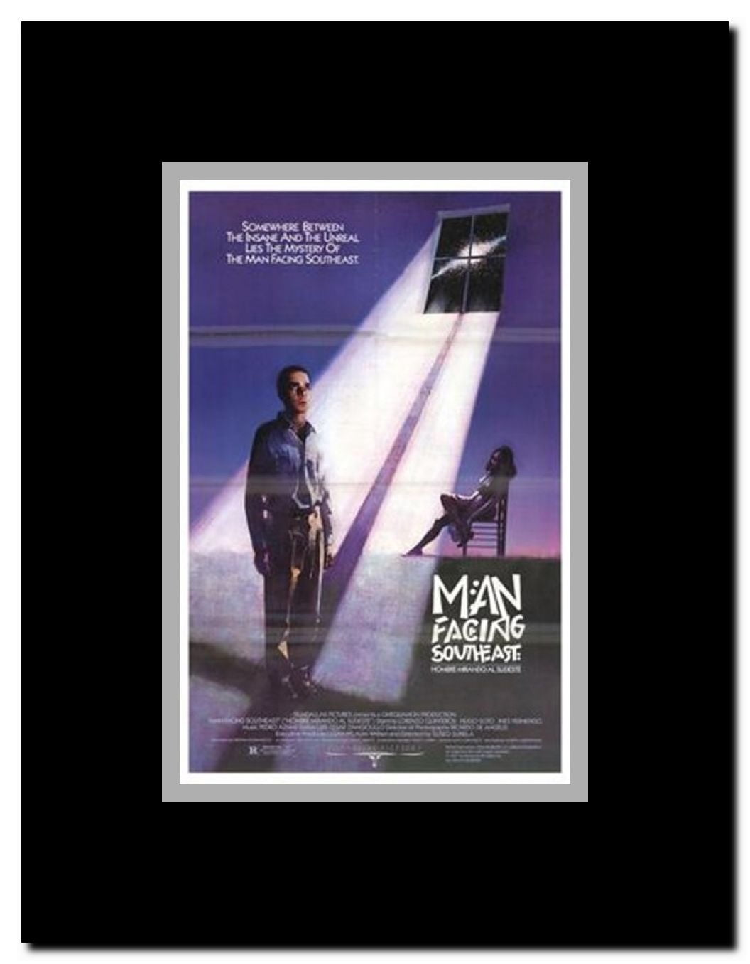 Man Facing Southeast Framed Movie Poster