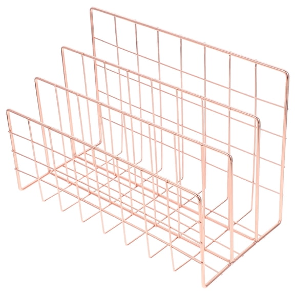 GOOHOCHY Desktop Organizer Shelf Holder for Mail, Receipts, Papers, Files, Folders, and Books - 1 Set