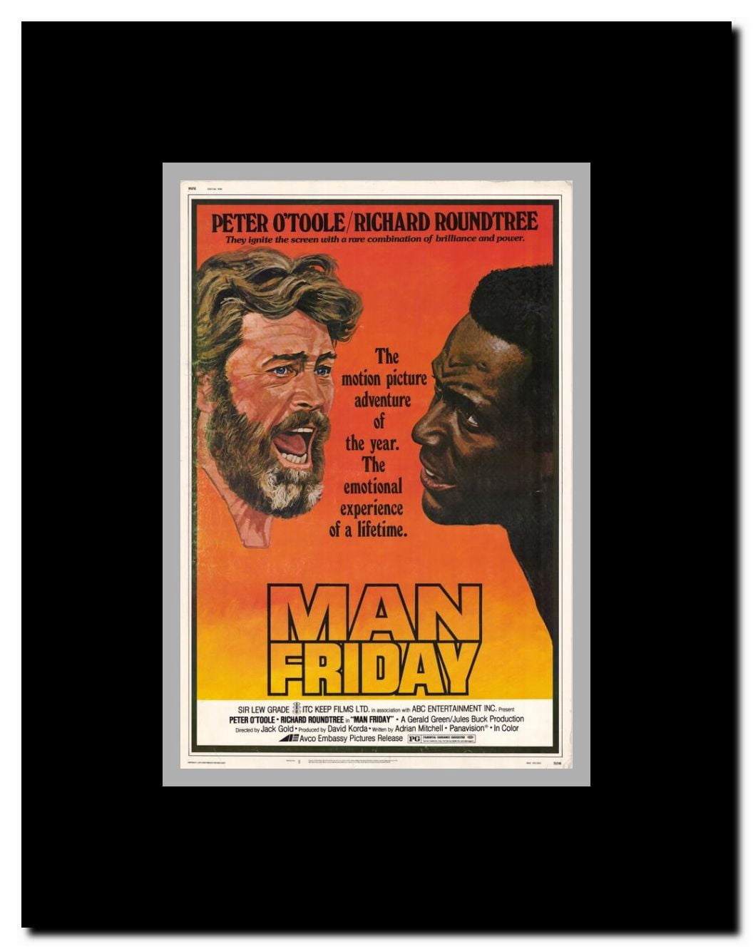 Man Friday Framed Movie Poster