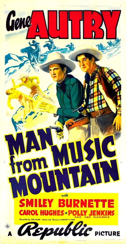 Man From Music Mountain Canvas Art - (24 x 36)