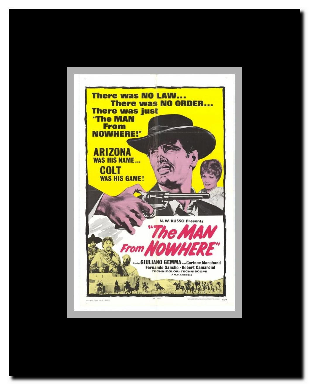 Man From Nowhere Framed Movie Poster