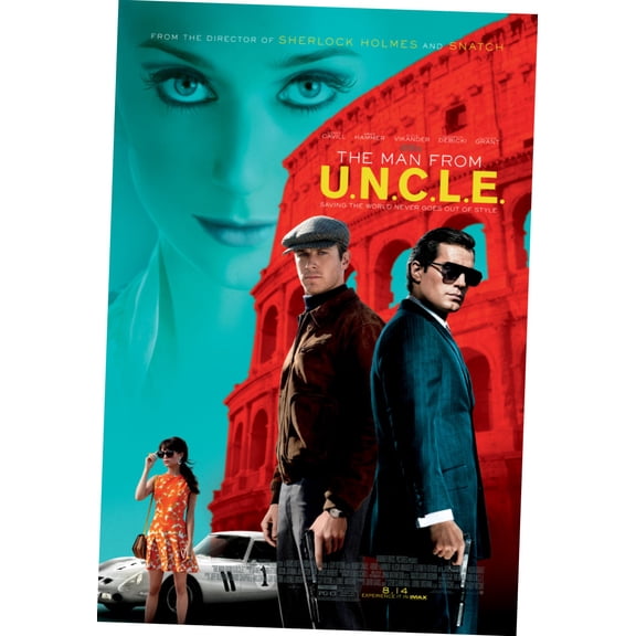 Man From Uncle Poster 27inx40in for any room 27x40 Multi-Color Square Adults Best Posters