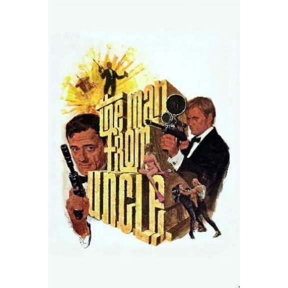 Man From Uncle Poster Giclee Print 27inx40in for any room 27x40 Multi-Color Square Adults AB Posters
