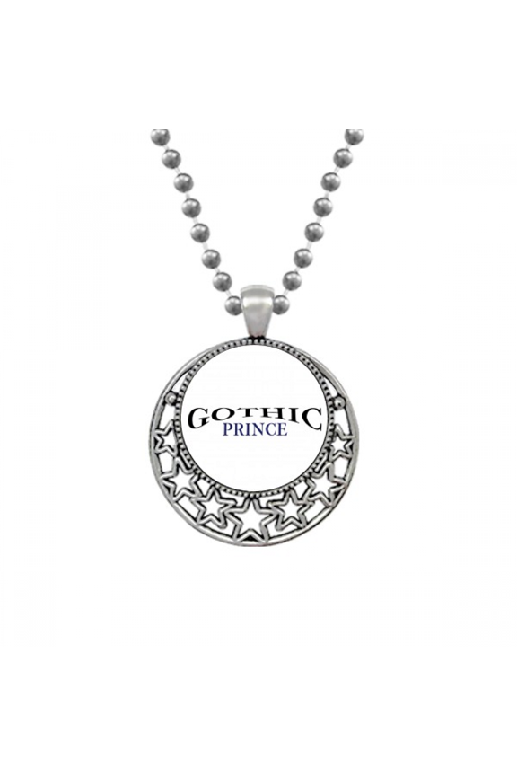 Man Gothic Manhood Art Deco Fashion Necklaces Pendant Retro Moon Stars Jewelry