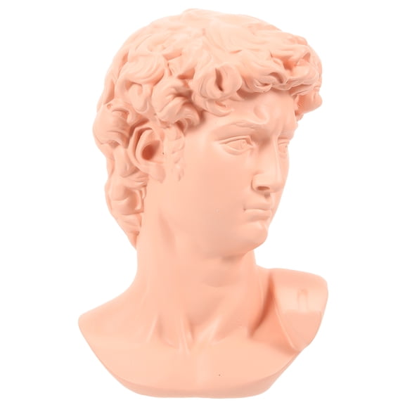 Pink Resin David Sculpture for Home Decor and Easy to Clean 1 Pc Small Size