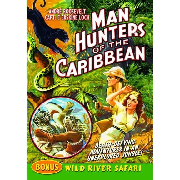 Man Hunters of the Caribbean (DVD), Alpha Video, Action & Adventure