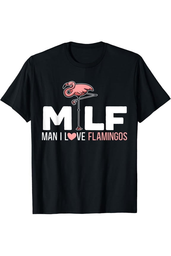 Man I Love Flamingos Bird Lover Summer Flamingo T-Shirt Unisex S-5XL Hot Trending Shirt, Vintage Birthday Gift