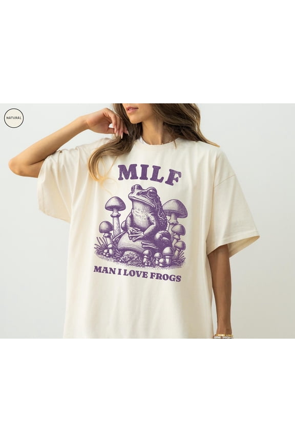 Man I Love Frogs T Shirt, Retro 90s Animal Tee, Vintage Graphic Shirt, Frog Cottagecore Nature Lover Gift, Unisex Cotton T-Shirt, Sizes S-3XL