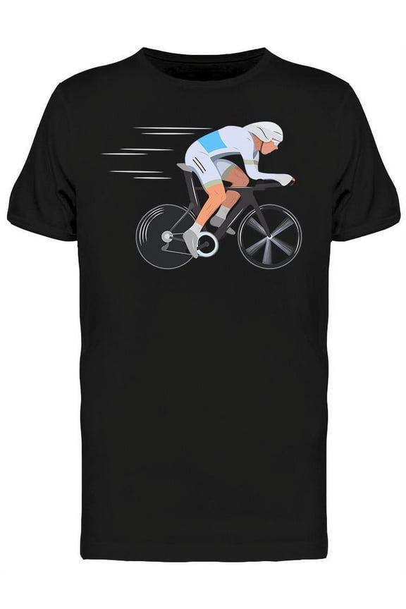 Man In Road Bicycle Racing T-Shirt Men -Image by Shutterstock, Male 3X-Large