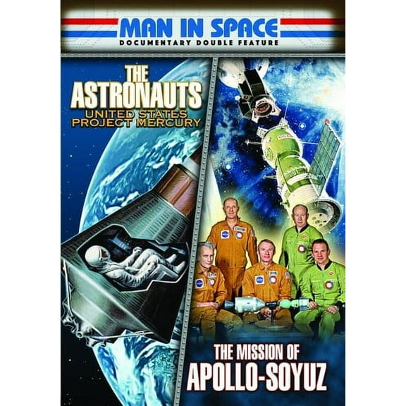 Man In Space Documentary Double Feature: The Astronauts (1960)/The Mission Of Apollo-Soyuz (1975) (DVD), Alpha Video, Documentary