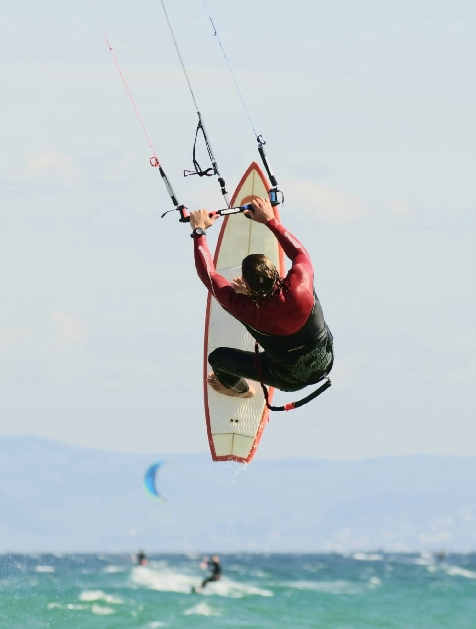 Man Kitesurfing Canvas Art - Ben Welsh Design Pics (13 x 17)