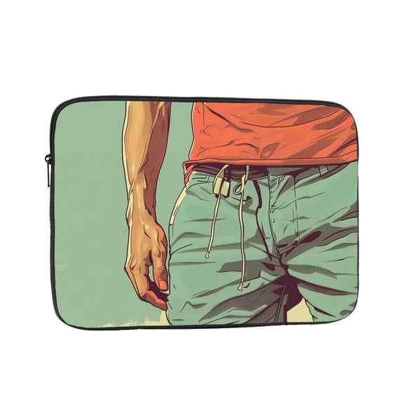 Man Laptop Sleeve Bag Compatible With MacBook Air / Pro iPad MateBook Tablet Surface HP Lenovo Dell ASUS Acer Laptop Computer Protective Size: 10 inch