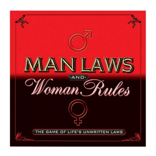 Man Laws & Woman Rules Adult Board Game by TDC Games
