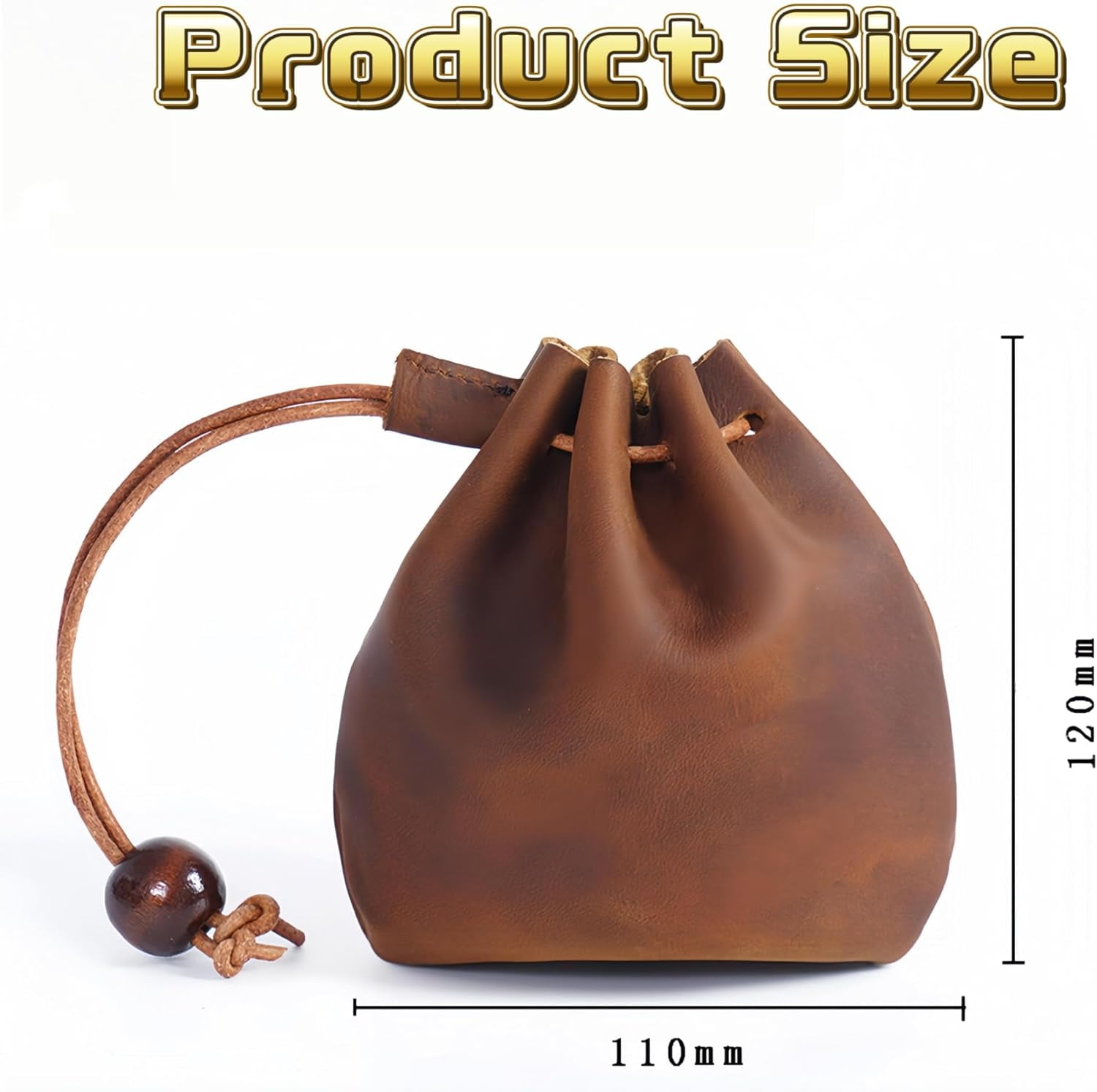 Man Leather Purse Bag: Coin Pouch for Men, Coin Pouch, Medieval Retro ...