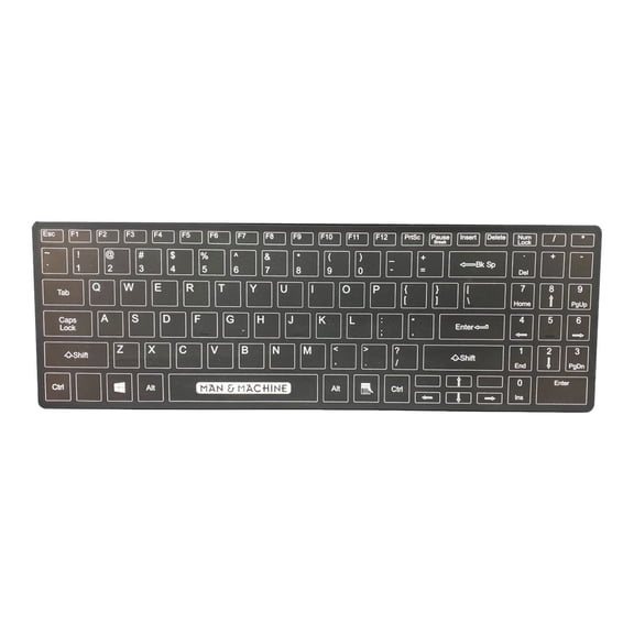 Man & Machine Its Cool Fitted Drape - Keyboard cover - black - for Man & Machine Its Cool