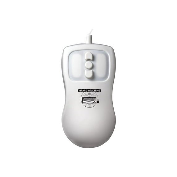Man & Machine PM/W5 Petite Mouse - Optical - Cable - White