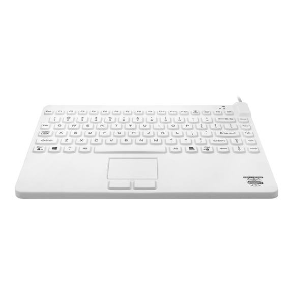 Man & Machine Premium Waterproof Disinfectable Silent 12" Keyboard